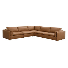 Brighton Brown Modular Armless Chair - Ornate Home