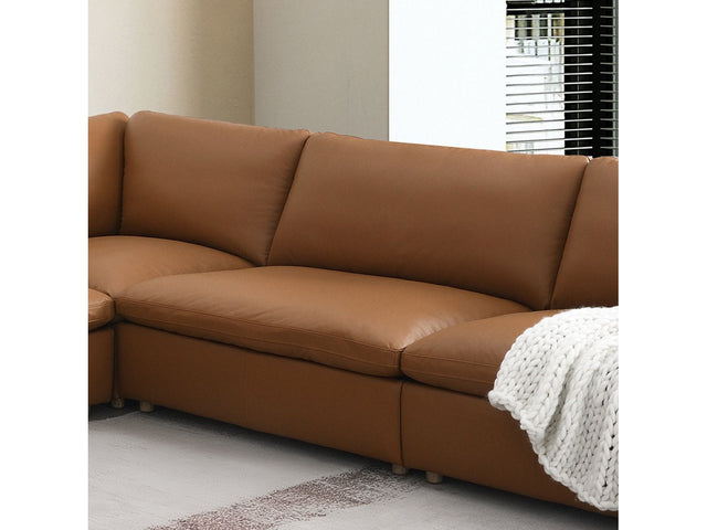 Brighton Brown Modular Armless Chair - Ornate Home