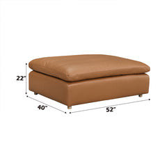 Brighton Brown  Ottoman - Ornate Home