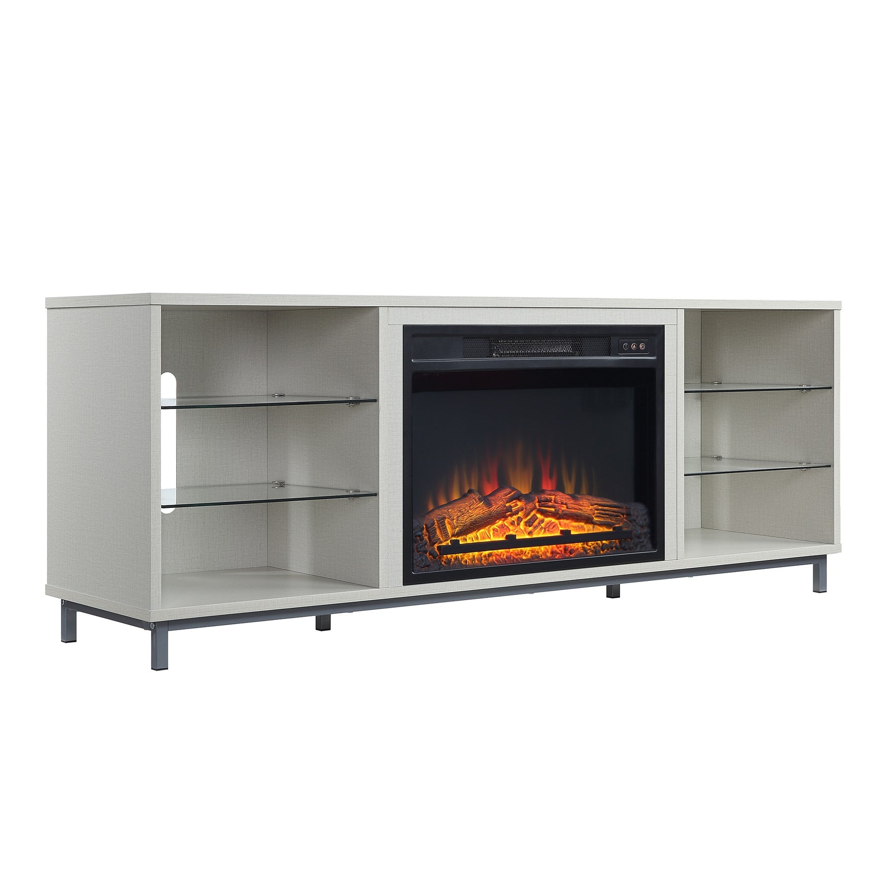 Brighton Fireplace in Beige - Ornate Home