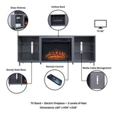 Brighton Fireplace in Grey - Ornate Home