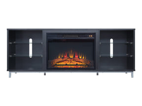 Brighton Fireplace in Onyx - Ornate Home