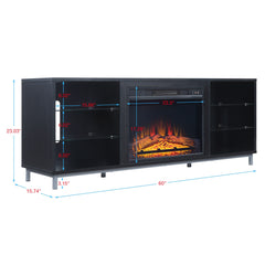 Brighton Fireplace in Onyx - Ornate Home