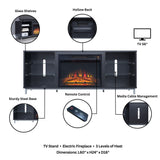 Brighton Fireplace in Onyx - Ornate Home