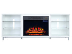 Brighton Fireplace in White - Ornate Home