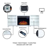 Brighton Fireplace in White - Ornate Home