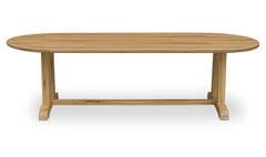Brighton Natural Large Dining Table - Ornate Home