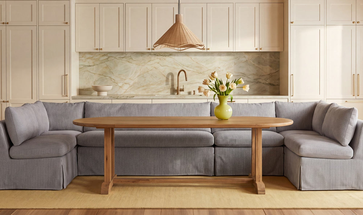 Brighton Natural Small Dining Table - Ornate Home