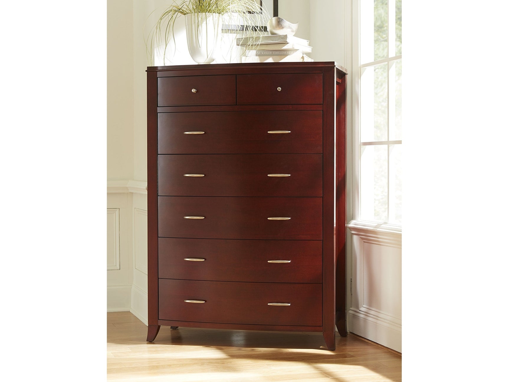 Brighton Seven Drawer Chest in Cinnamon - Ornate Home