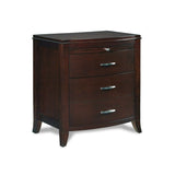 Brighton Two Drawer Nightstand in Cinnamon - Ornate Home