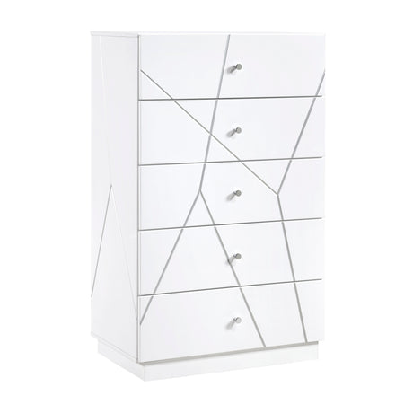 Brighton White Chest - Ornate Home