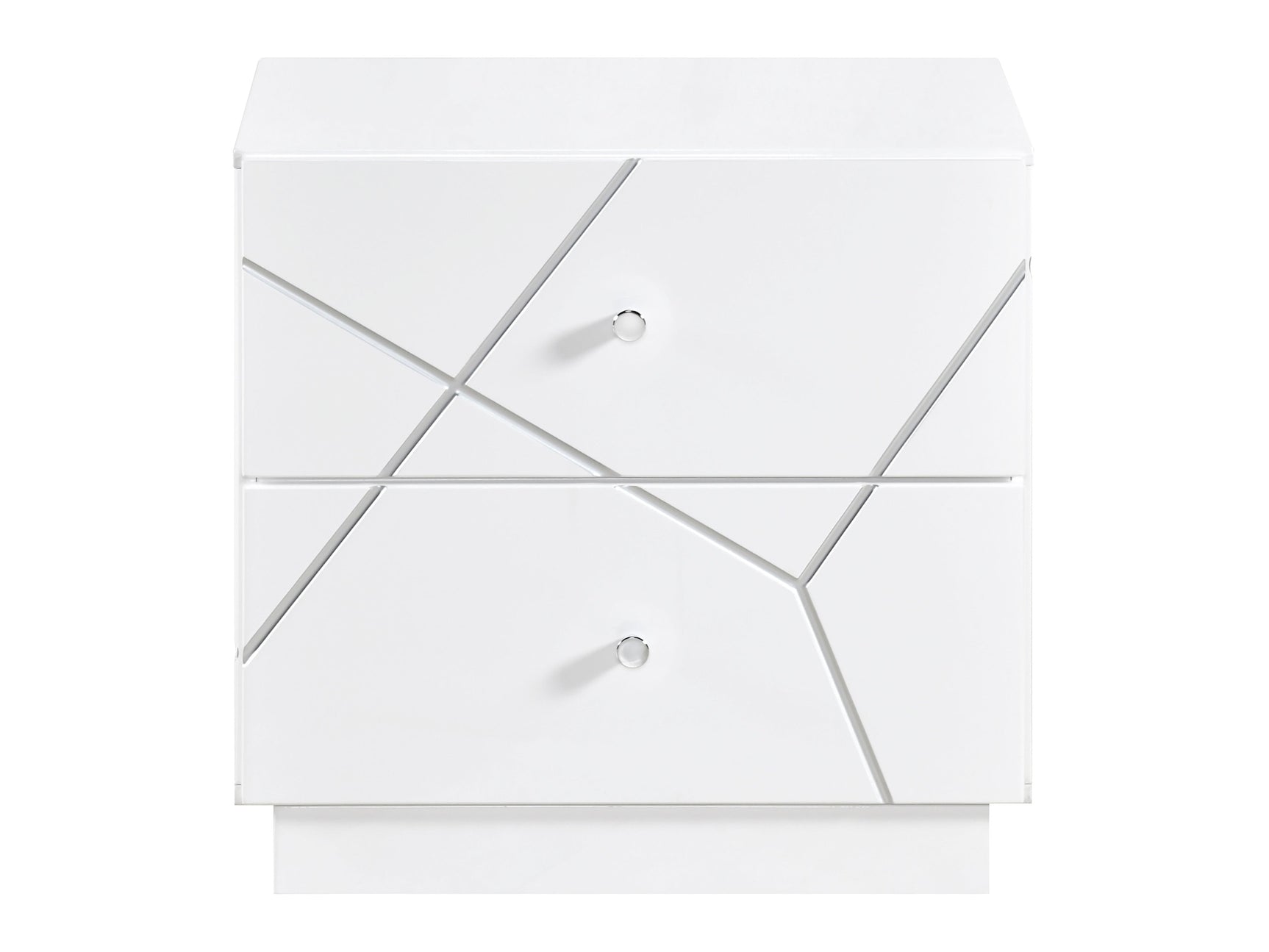 Brighton White Night Stand - Ornate Home