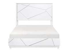 Brighton White Queen Bed - Ornate Home
