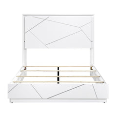 Brighton White Queen Bed - Ornate Home