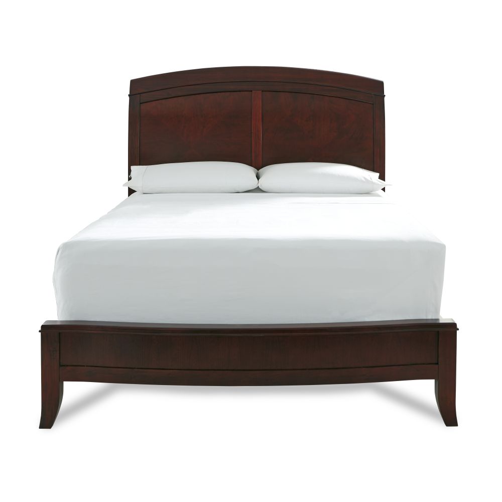 Brighton Wood Full Sleigh Bed in Cinnamon - Ornate Home