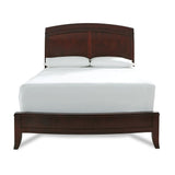 Brighton Wood Queen Sleigh Bed in Cinnamon - Ornate Home
