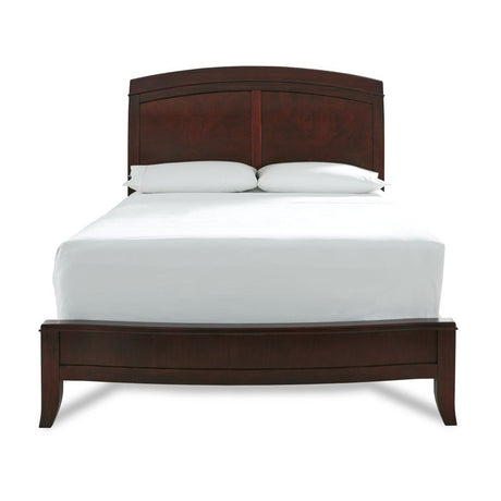 Brighton Wood Queen Sleigh Bed in Cinnamon - Ornate Home