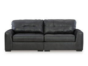 Brindley Pier Fog 2-Piece Sectional Loveseat (Online Special Price) - Ornate Home