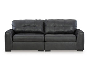 Brindley Pier Fog 2-Piece Sectional Loveseat - Ornate Home