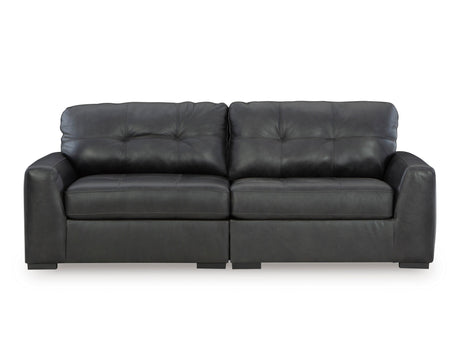 Brindley Pier Fog 2-Piece Sectional Loveseat - Ornate Home