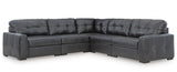 Brindley Pier Fog 5-Piece Sectional - Ornate Home