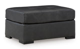 Brindley Pier Fog Oversized Accent Ottoman - Ornate Home