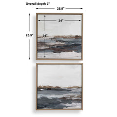Bring Me In Multicolor Framed Landscape Painting (Set of 2) - Ornate Home