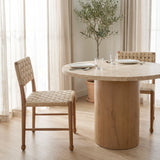 Brinley Brown Curved Back Dining Side Chair (Set of 2) - Ornate Home