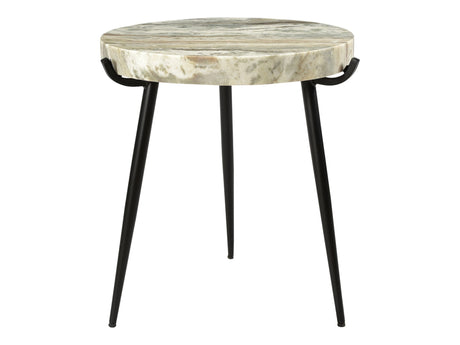 Brinley Marble Accent Table - Ornate Home