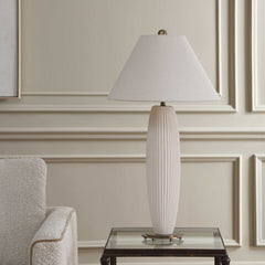 Brinsley Ivory Table Lamp - Ornate Home