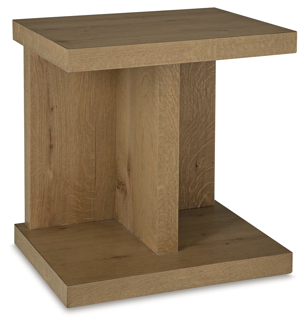 Brinstead Light Brown Chairside End Table (Online Special Price) - Ornate Home