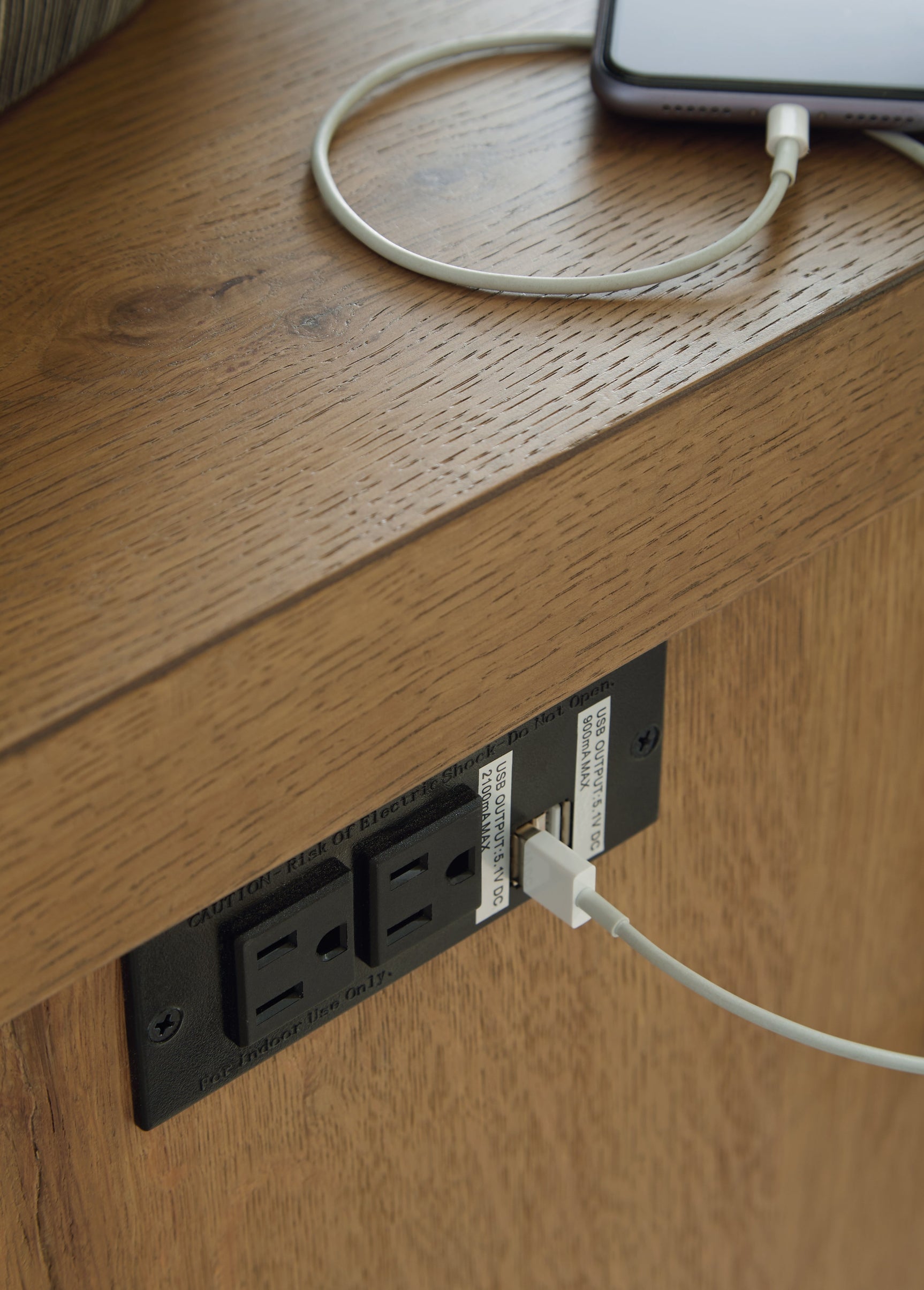 Brinstead Light Brown Chairside End Table - Ornate Home