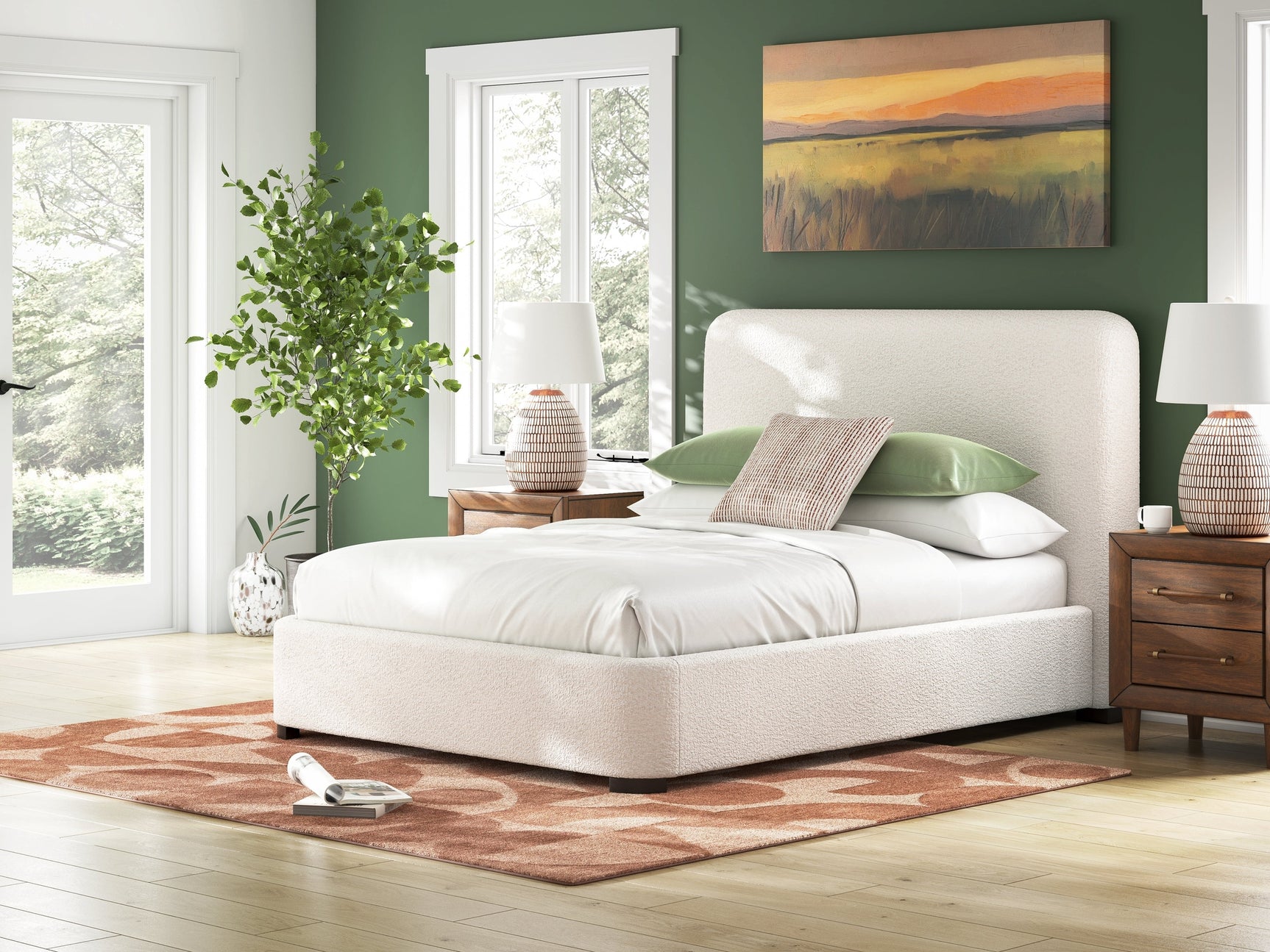 Brintstreet Beige Queen Upholstered Bed - Ornate Home
