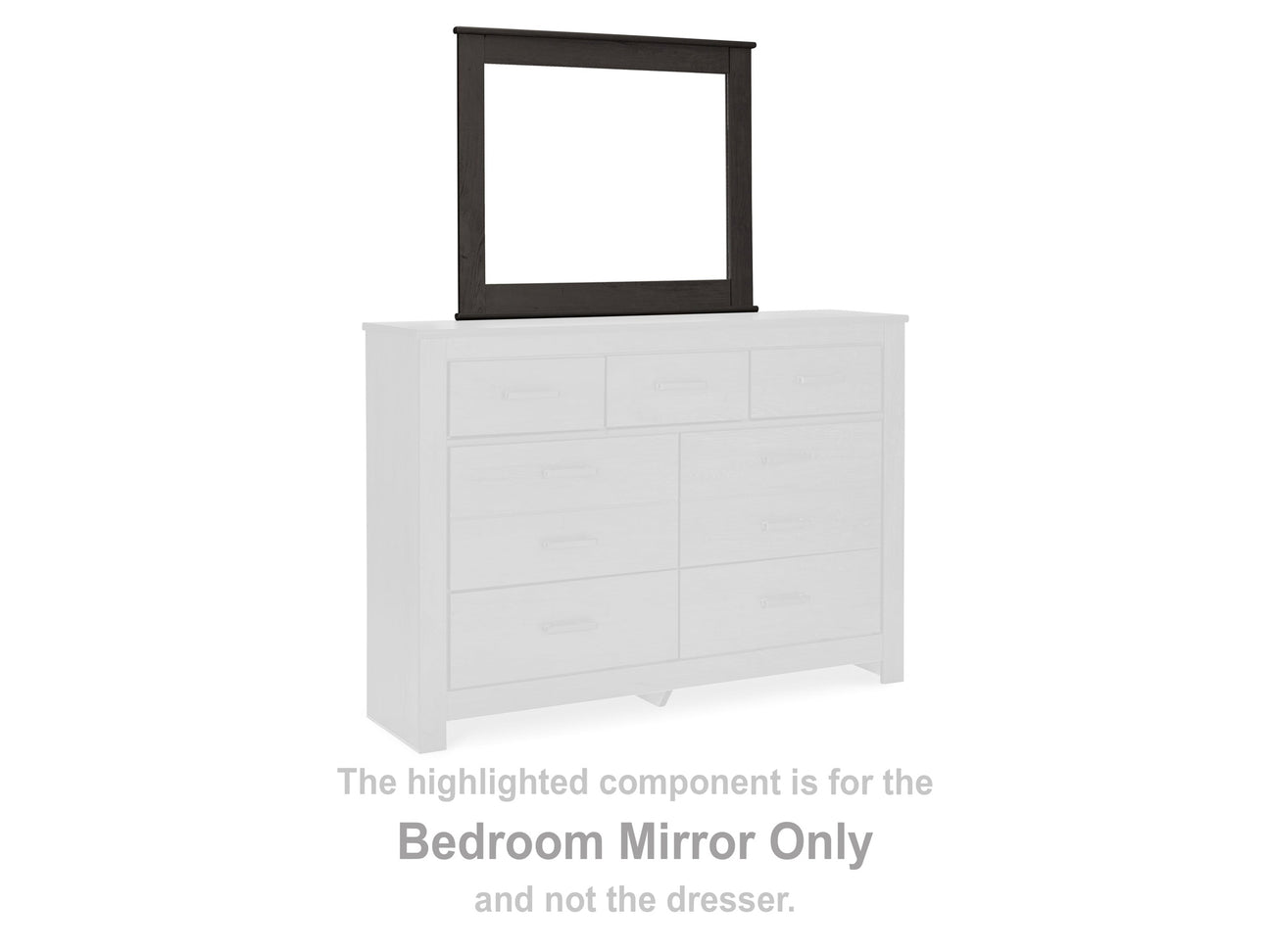 Brinxton Charcoal Bedroom Mirror - Ornate Home
