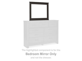 Brinxton Charcoal Bedroom Mirror - Ornate Home