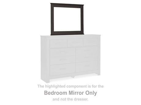 Brinxton Charcoal Bedroom Mirror - Ornate Home