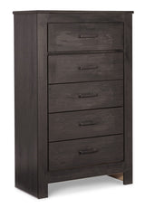 Brinxton Charcoal Five Drawer Chest - Ornate Home
