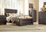 Brinxton Charcoal Full Panel Headboard - Ornate Home