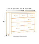 Brinxton Charcoal Seven Drawer Dresser - Ornate Home