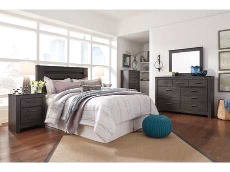 Brinxton King/California King Panel Headboard, Dresser and Mirror - Ornate Home