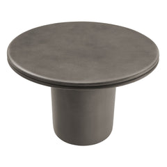 Brion Gray 48" Indoor - Outdoor Patio Concrete Round Dining Table - Ornate Home