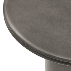Brion Gray 48" Indoor - Outdoor Patio Concrete Round Dining Table - Ornate Home