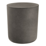 Brion Gray Indoor - Outdoor Patio Concrete Stool - Ornate Home