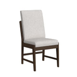 Brisbane Brown/Beige Dining Side Chair (Set of 2) - Ornate Home