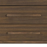 Brisbane Brown/Boucle Beige 5-Piece King UPH Bedroom Set with LED - Ornate Home