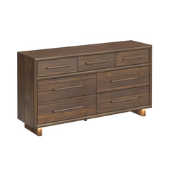 Brisbane Brown Dresser with LED - Ornate Home