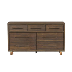 Brisbane Brown Dresser with LED - Ornate Home