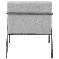 Brisbane Light Gray Accent Chair - Ornate Home