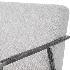 Brisbane Light Gray Accent Chair - Ornate Home