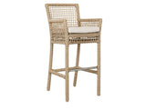 Brisbane Natural Outdoor Bar Stool - Ornate Home